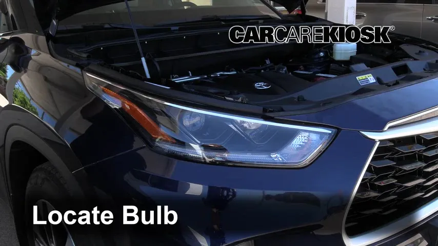 2021 Toyota Highlander XLE 3.5L V6 Éclairage Feu clignotant avant (remplacer l'ampoule)